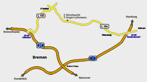 Anfahrt zu Jürgen Lohmann